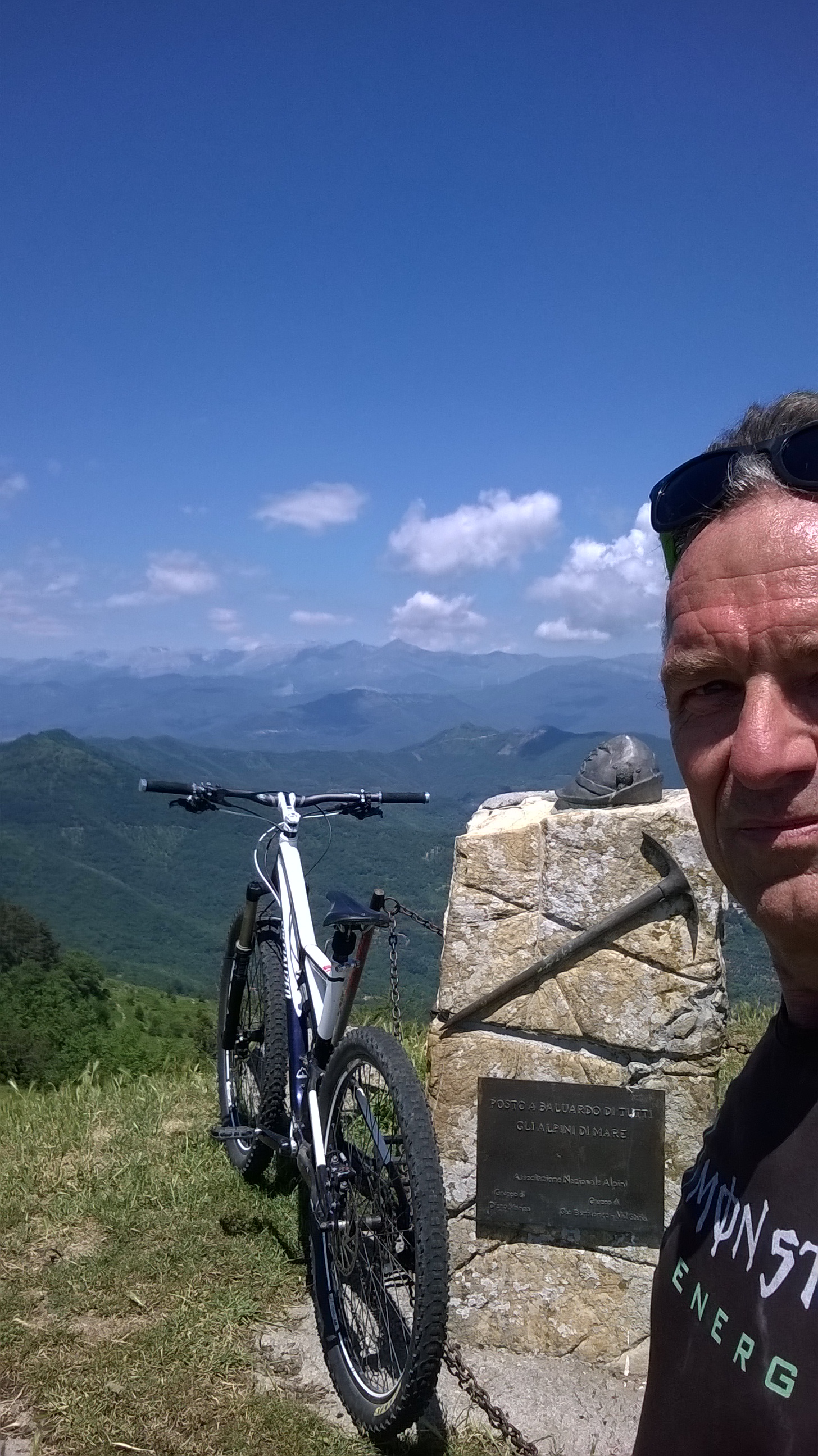 Stefan auf dem monte Ceresa 